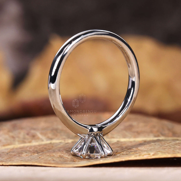 Round Solitaire Engagement Ring designed for everlasting love and elegance.