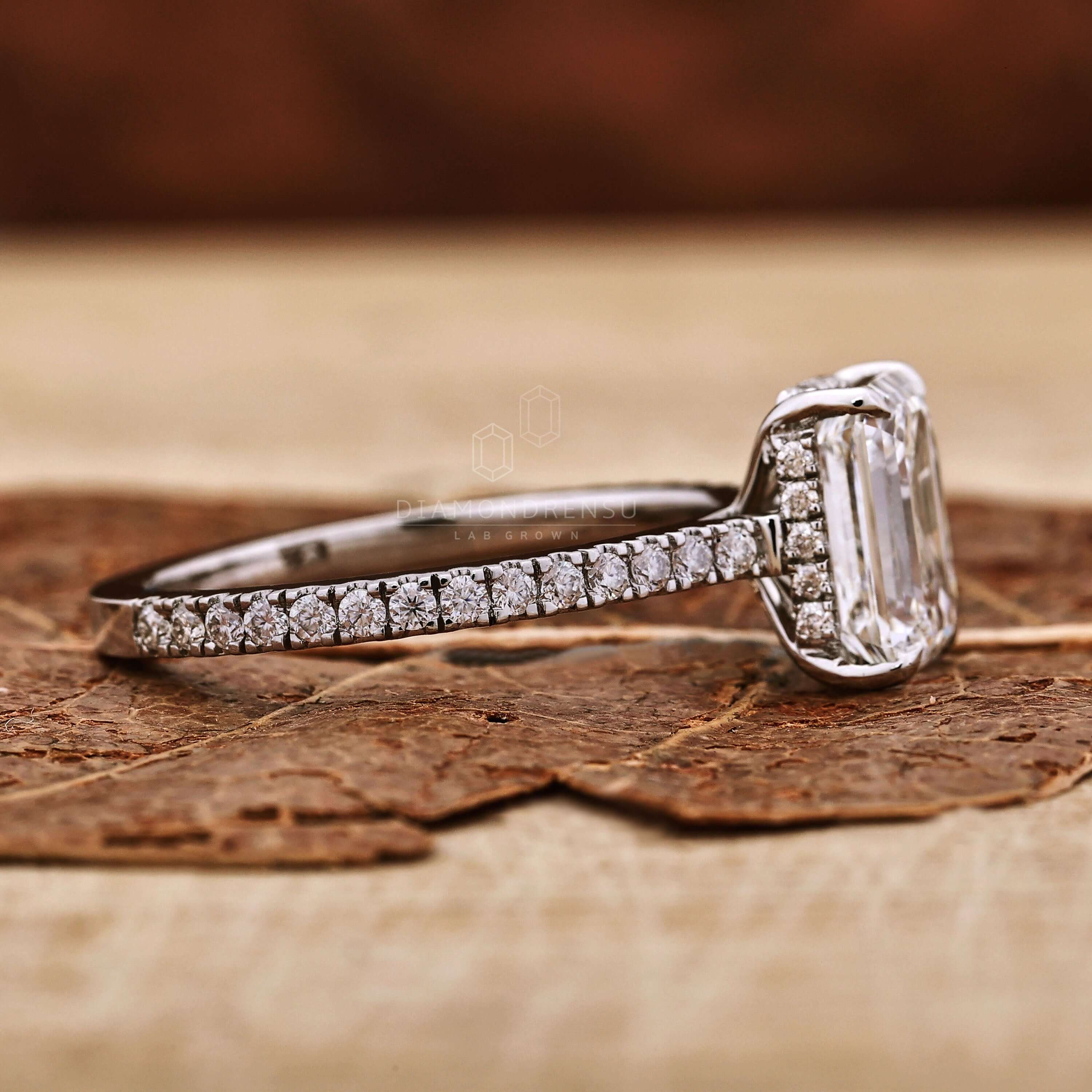 pave engagement rings