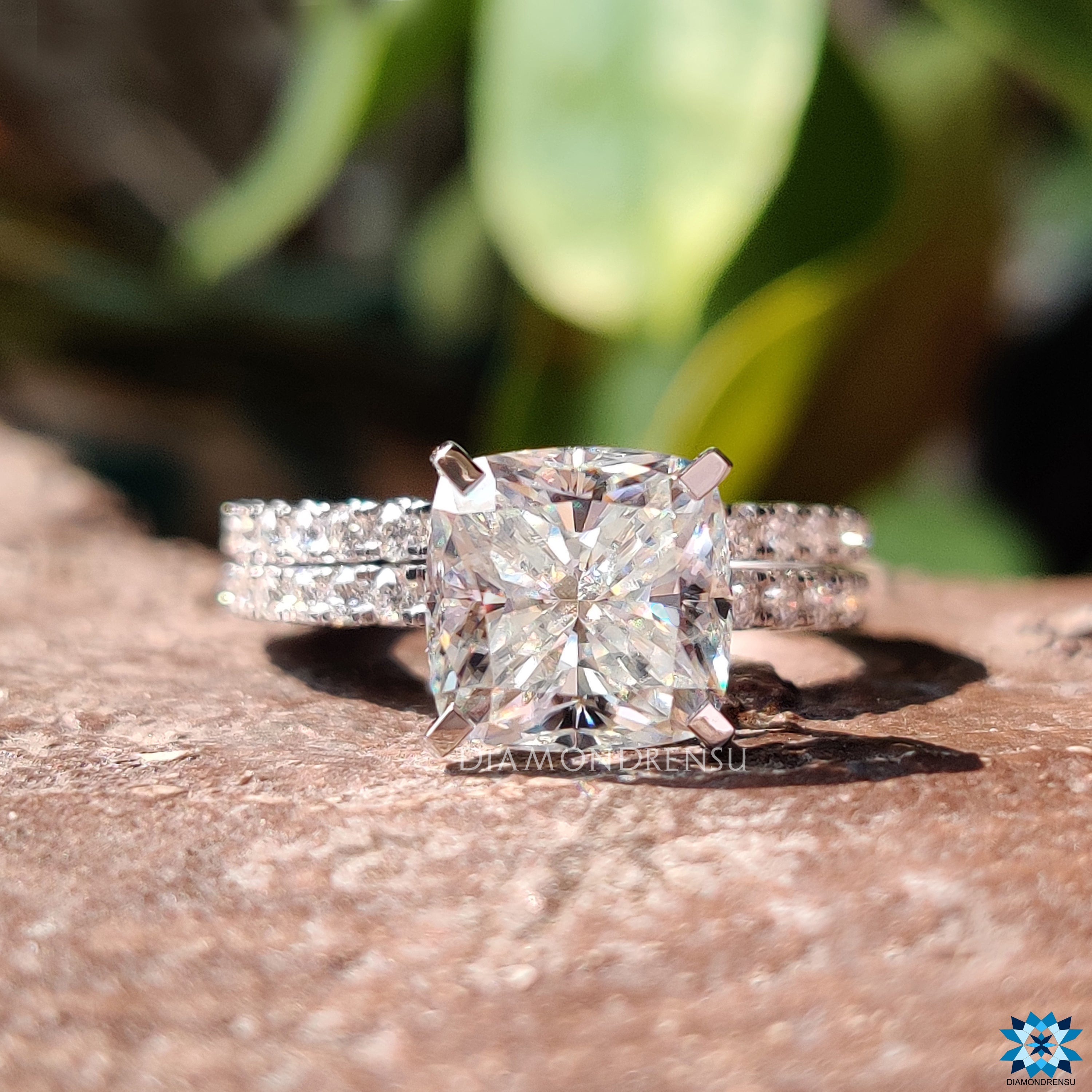 moissanite wedding sets - diamondrensu