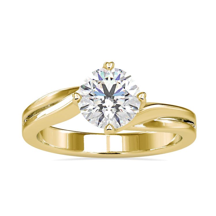 Lab grown diamond ring in white gold, perfect handmade jewellery piece.

