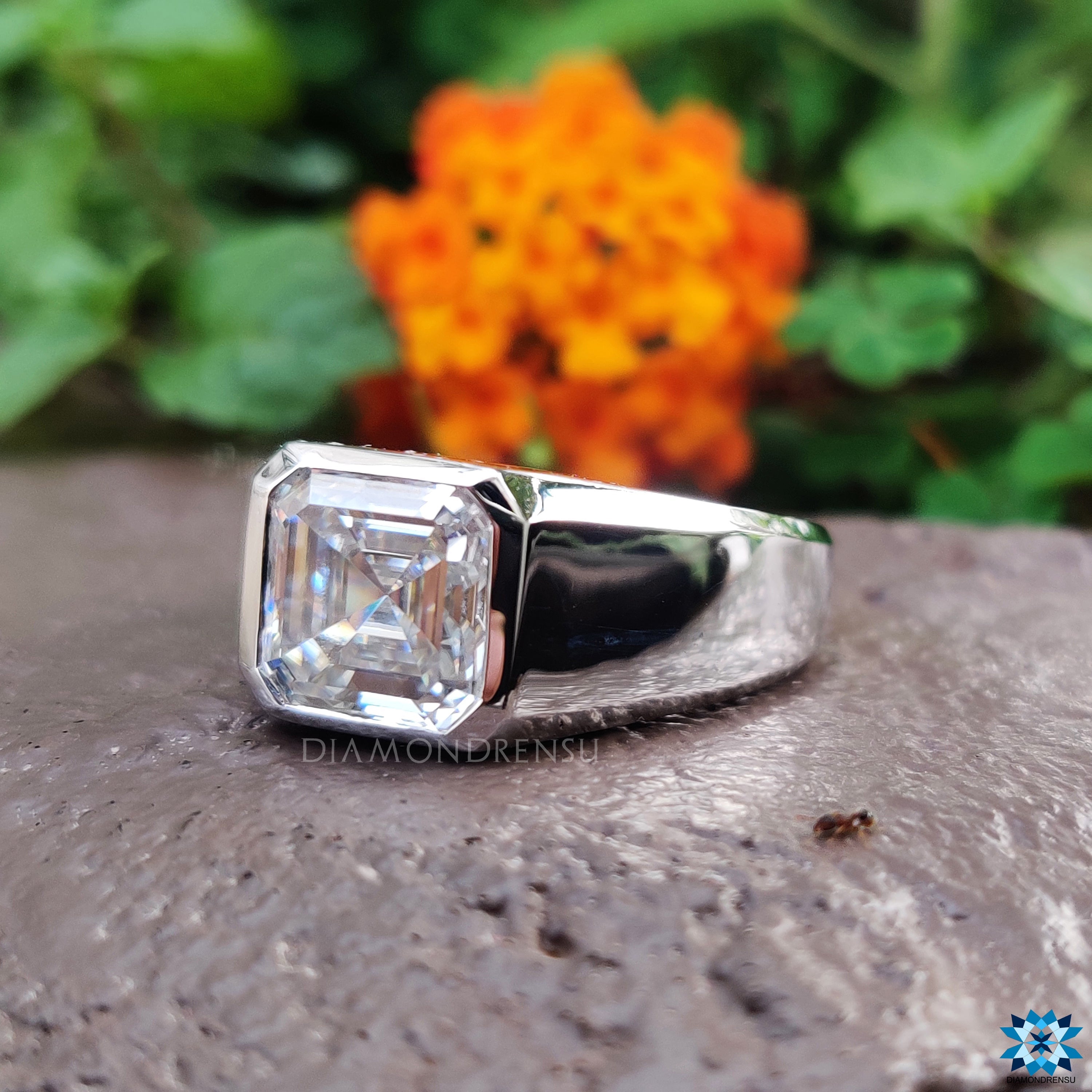 moissanite rings - diamondrensu