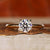 0.92 CT Round Lab Grown Diamond Solitaire Engagement Ring