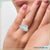 Ring with princess cut diamond showcasing stunning craftsmanship and shine.
