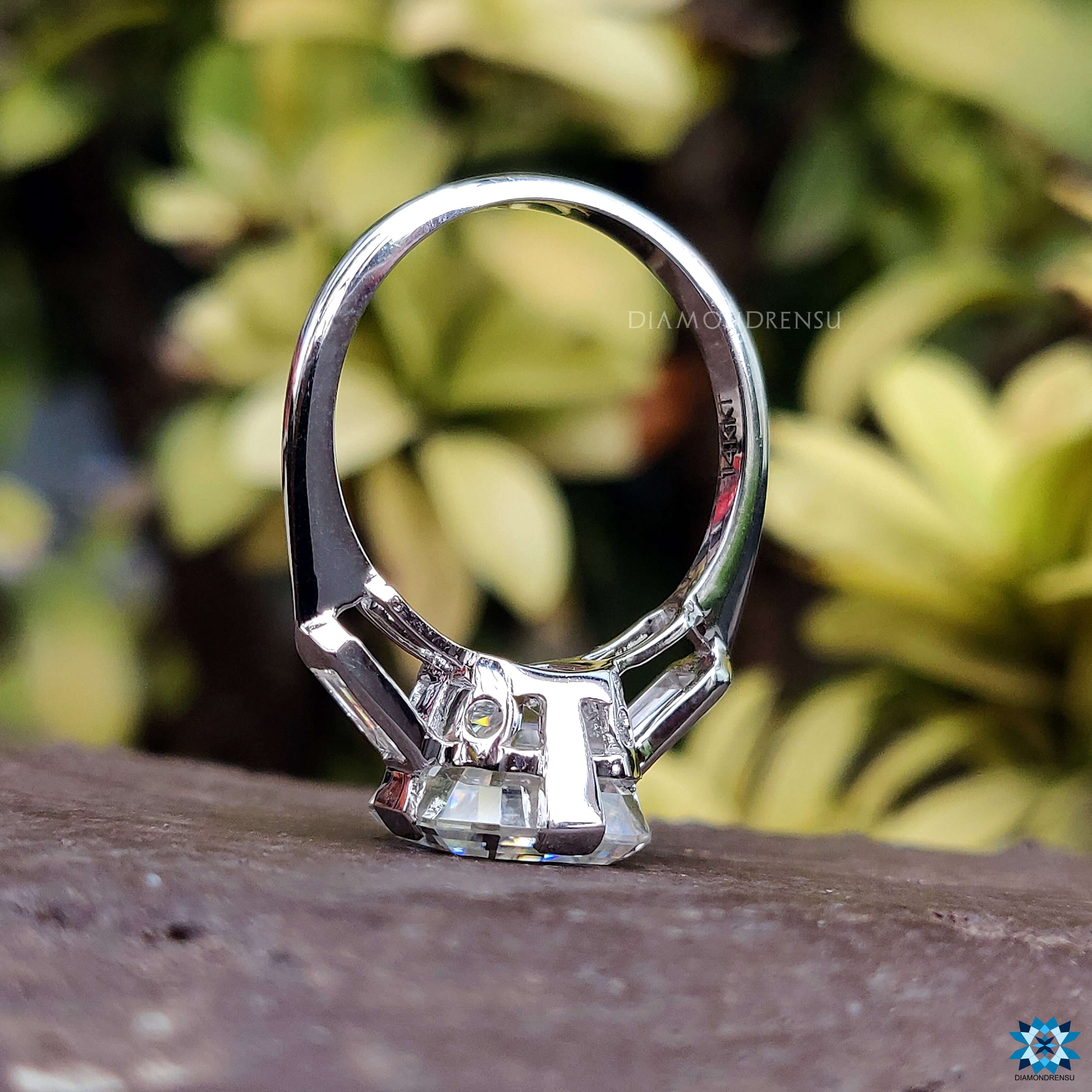 moissanite wedding ring - diamondrensu