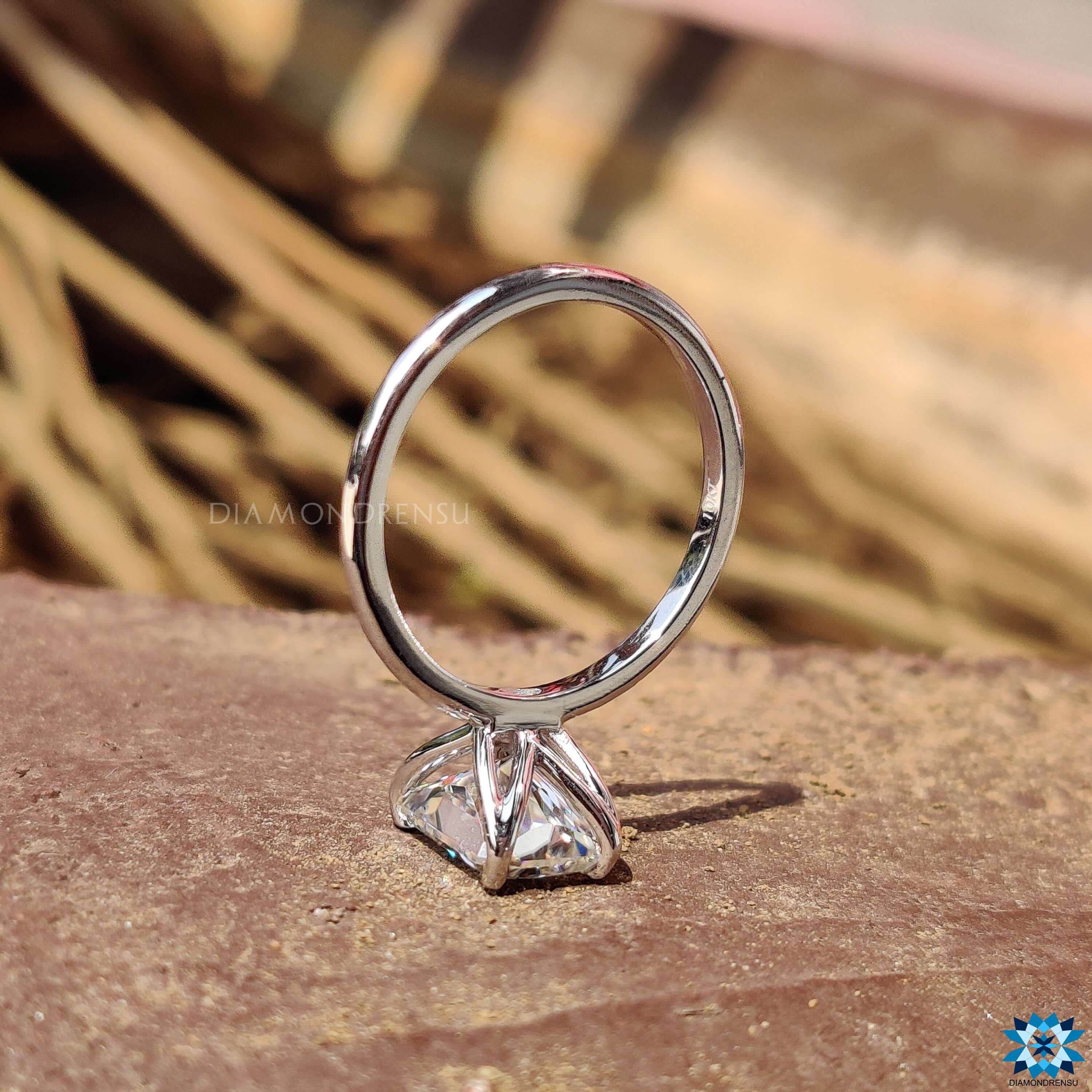 affordable moissanite engagement rings - diamondrensu