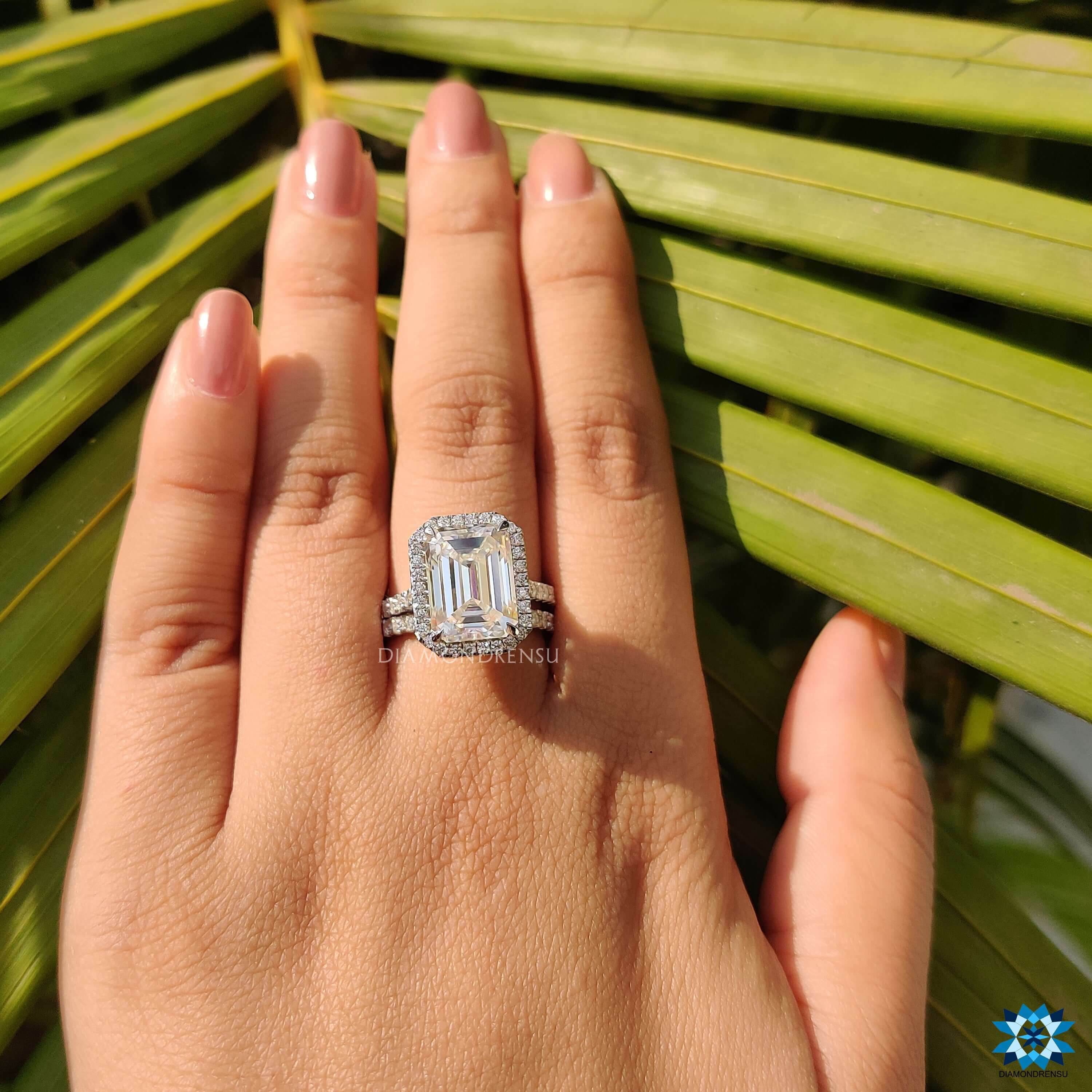 moissanite engagement rings